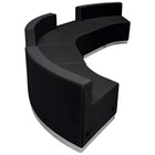 Flash Furniture HERCULES Alon Black LeatherSoft Reception Configuration, 5 Pieces-Add on pieces as your business grows