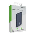 Belkin 10,000 mAh Powerbank - Speckled Blue-LED indicator light lets you know the power bank’s power status so you always know when it’s time to recharge