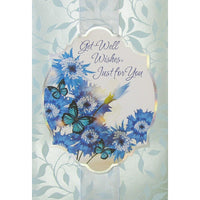 Rosedale Greeting Card, Get Well, Just for You-Printed on premium coated card stock