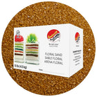 Sandtastik Floral Coloured Sand, 10 lb (4.5 kg) Box, Espresso-Coarse grain with natural sparkle throughout