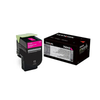 Lexmark 700H3 High Yield Toner Cartridge, Laser, High Yield, OEM, Magenta, (70C0H30)-Print Technology: Laser