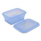 Minimal Silicone Food Storage Container - Blue - 460ml - Set of 2-Freezer, dishwasher, microwave and oven safe