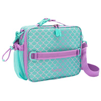 Bentgo Kids Prints Lunch Bag - Mermaid-Water-resistant exterior and padded, thermal lunch compartment keeps the food colder for longer