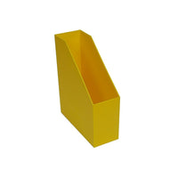 Romanoff Plastic Magazine File, Yellow, 3 Pack (ROM77703)-Made of sturdy, durable plastic