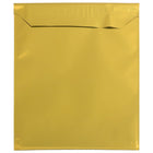 JAM Paper Foil Envelopes with Self Adhesive Closure, 6.25 x 7.88, Open End, Gold, 100 Pack (01323273B)-Opening: open end