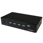 StarTech 4-Port DisplayPort KVM Switch, USB 3.0, 4K (SV431DPU3A2)-Easily share peripheral devices using the built-in USB 3.0 hub