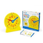 Hand2Mind NumberLine Clock - Magnetic Demonstration Clock - Multicolor-Learning the analog clock can be difficult for kids, which is why the number line clock is a great manipulative to make it easier to translate digital clock times to analog clock times.
