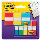 Post-it Flag and Tab Combination Pack-Adhesive tabs are very easy to use