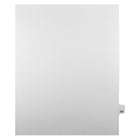 Mark Maker Legal Tabs - Letter Size - White - 1/25th cut - 25 tabs per package - 5 packages Pack - Number 121-White Single Tabs