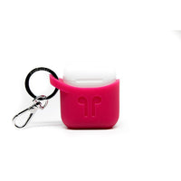 PodPocket Scoop Rosso Red AirPods Case-THE ORIGINAL AIRPODS CASE: Designed in Canada PodPockets was the first Airpod silicone case on the market