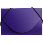 JAM Paper Plastic Business Card Case, Purple, 5 Pack (291618970g)-Purple