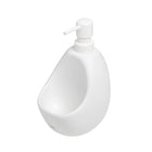 Umbra Joey Ceramic Soap Pump Scrubby, White (330750-660)-20 oz. Matte ceramic soap pump with integrated scrubby holder. Scrubby included!