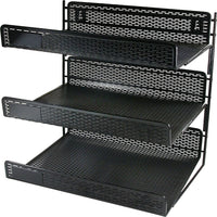 Artistic Products 3-Tier Front-Load Letter Tray-Punched flat metal construction