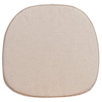 Flash Furniture Cross Back Barstool Burlap Cushion-Soft Chair Cushion