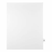 Mark Maker Legal Exhibit Index Tab White Single Tabs, 1/15th Cut, Letter Size, No Holes, Number 88, 25 Pack-White Single Tabs, 1/15th Cut