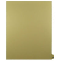 Mark Maker Legal Exhibit Index Tab Buff Single Tabs, 1/25th Cut, Letter Size, No Holes, Number 175, 25 Pack-Buff Single Tabs, 1/25th Cut