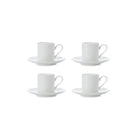 Maxwell & Williams Demi Cashmere Cup & Saucer Set - Pack of 4-Dinnerware