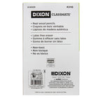 Dixon Classmate Wood-Cased Pencils - Soft - #2 - Yellow - 144 Pack-Latex free eraser