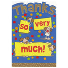 Rosedale 5-1/2" x 8" Humorous Thank You Greeting Cards And Envelopes, 12 Pack (17750)-Printed on premium uncoated card stock