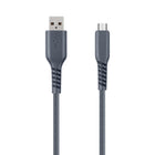 Basic Tech 3ft Micro USB Cable Charcoal-Braided for extra Durability