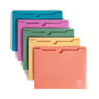U Brands U Eco Wheat Straw File Jacket - 5 Pack-Holds Standard 8.5 x 11 Paper