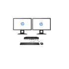 HP EliteDesk 800 G4 Mini Refurbished Desktop Computer bundled with 2 24" LCD Monitors -Intel Core i5-8500 T -256GB SSD -16GB RAM-Processor: Intel Core i5-8500T processor