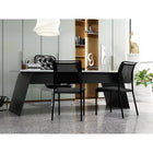CB Office Ace Multi-Purpose Armless Stacking Chairs - Black - 4 Pack-Weight capacity: 280 lb