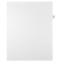 Mark Maker Legal Exhibit Index Tab White Single Tabs, 1/15th Cut, Letter Size, No Holes, Number 184, 25 Pack-White Single Tabs, 1/15th Cut