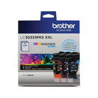 Brother LC30333PKS Super High Yield Inkvestment Colour Ink Cartridge Combo Pack-Brother Genuine ink produces rich, vivid colour prints that withstand the test of time.