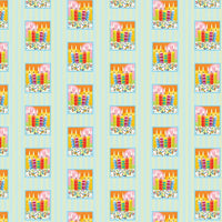 Millbrook Studios Birthday Flat Wrap, Candles, 12 Pack (57054)-Each sheet is 19" x 27"