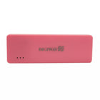 Digiwave 3000mAh Portable Smart Power Bank, 0.4" x 4.7" x 1.6", Pink-Durable, express charging, portable, fashionable, recharge anytime anywhere, no disconnection issue