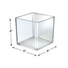 Azar Displays 6" Cube Bin, 4 Pack (556306)-Counter top displays