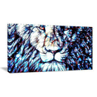 Designart Leader of the Pack Lion Canvas Art, (PT2406-32x16)-Print