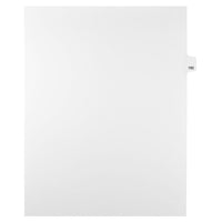 Mark Maker Legal Exhibit Index Tab White Single Tabs, 1/25th Cut, Letter Size, No Holes, Number 182, 25 Pack-White Single Tabs, 1/25th Cut