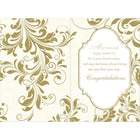 Rosedale Greeting Card, Wedding Anniversary 50th, Abstract-Card shop quality greeting cards