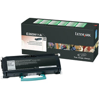 Lexmark E360H11A Black Toner Cartridge, High Yield (E360H11A)-High-yield toner cartridge yields up to 9000 pages