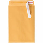 JAM Paper 7.5" x 10.5" Open End Catalog Envelopes with Peel and Seal Closure - Brown Kraft Manila - 500 Pack-Size: 7.5 x 10.5 inches
