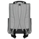 Lencca Novo 15.6" Laptop Travel Backpack - Black-Water repellent canvas