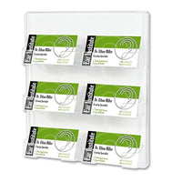 Deflect-o Wall Mount Business Card Holder-Acrylic business card holder