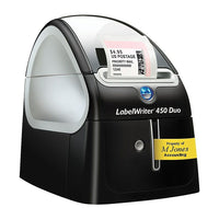 DYMO LabelWriter 450 Duo Label Printer-Print paper labels and permanent DYMO D1 plastic labels in a variety of colours and sizes