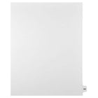 Mark Maker Legal Exhibit Index Tab White Single Tabs, 1/15th Cut, Letter Size, No Holes, Number 165, 25 Pack-White Single Tabs, 1/15th Cut