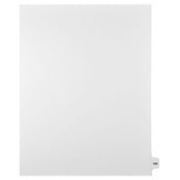 Mark Maker Legal Exhibit Index Tab White Single Tabs, 1/15th Cut, Letter Size, No Holes, Number 165, 25 Pack-White Single Tabs, 1/15th Cut