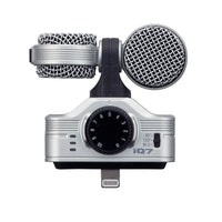 Zoom iQ7 - MS Stereo Microphone for iPhone/iPad etc-Rotating mid-side capsule