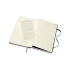 Moleskine Hard Cover Art Sketchbook - Medium - 4.5" x 7" - Black-Hard Black cover with rounded corners, bookmark ribbon, and elastic closure, sketchbook lies flat to 180 degrees