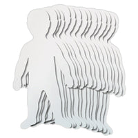 Roylco 35" x 18" Finger Paint Craft Paper, Big Huge Kid Shape, 24 Pack (R-75401)-Ages 4+