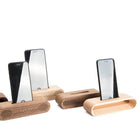 Decent Living Wooden Phone Speaker Base - Maple With Cover-Zero power need so it works anytime anywhere