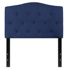 Flash Furniture Cambridge Tufted Upholstered Twin Size Headboard - Navy Fabric-Contemporary Style