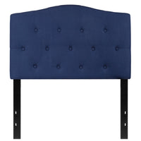 Flash Furniture Cambridge Tufted Upholstered Twin Size Headboard - Navy Fabric-Contemporary Style