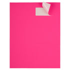 JAM Paper Rectangular Shipping Address Labels - 1-1/3" x 4" - Neon Pink - 126 Pack -Quantity: 126 Labels per Pack (14 per Sheet, 9 Sheets), Strong adhesive that is easy to peel off and apply