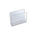 Azar Acrylic Desk File Holder, Clear, 8" x 3.25" x 6.5", 4/Pack (255082)-Designed to easily access files